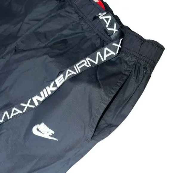 Nike sportswear Air Max black nylon track pants men's size large - Picture 3 of 7
